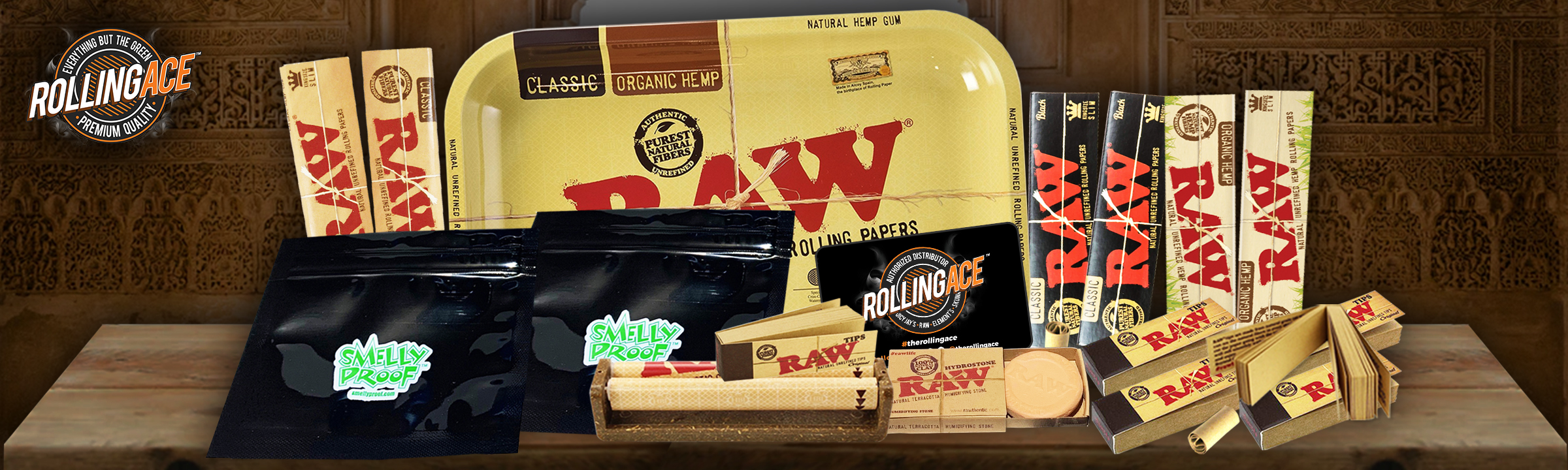 Raw King Size Taster Bundle with Tray